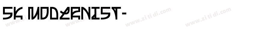 Sk Modernist字体转换